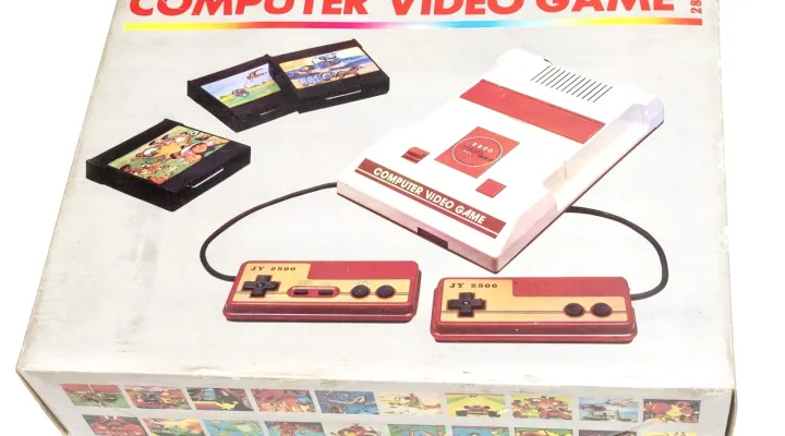 Box image for the Dar Yar 2800 Computer Video Game clone system.