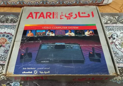 Photo of a box for the Atari 2600 "Vader" distributed by aDawliah in the Middle East region.
